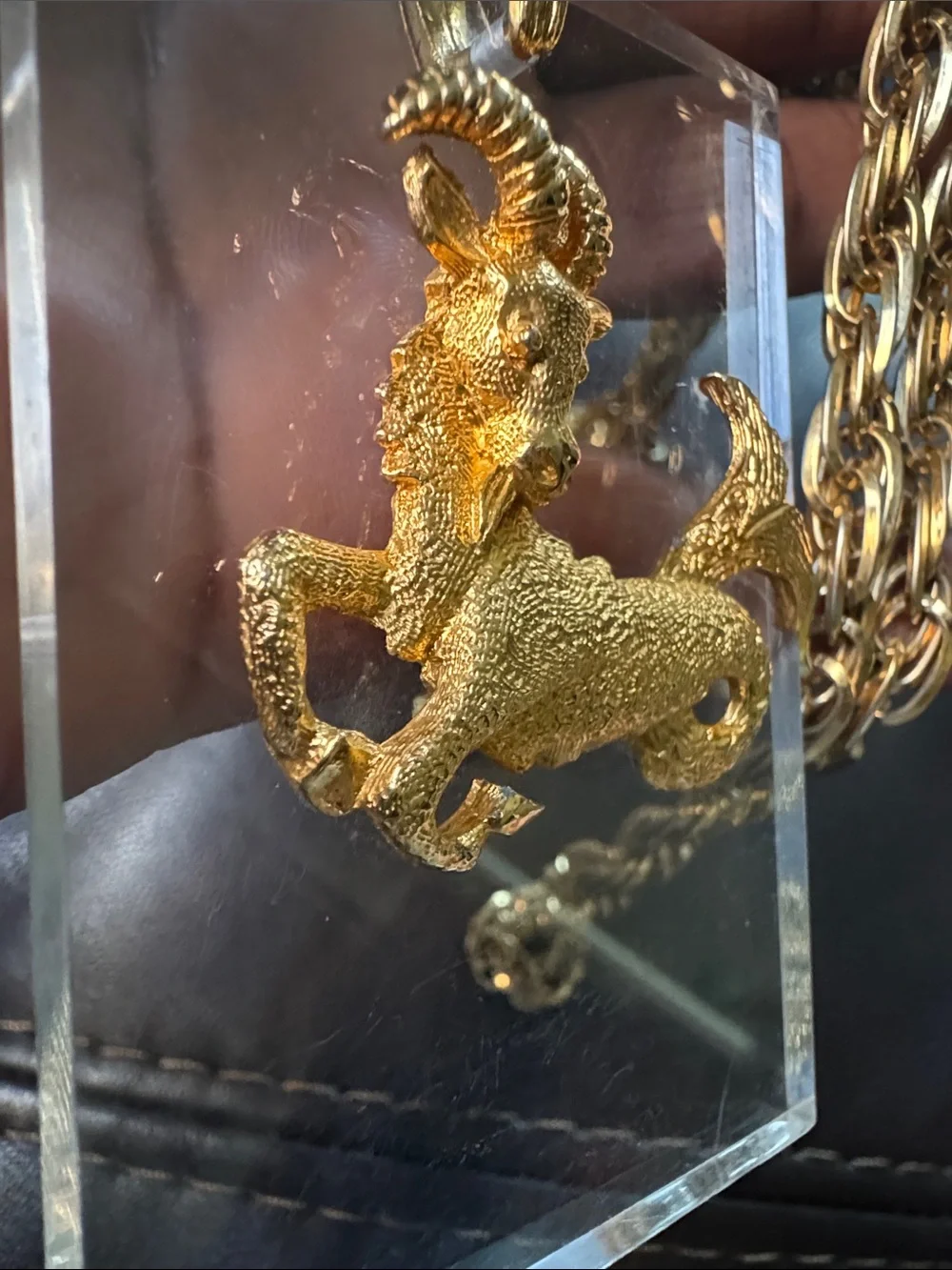Vintage monet capricorn